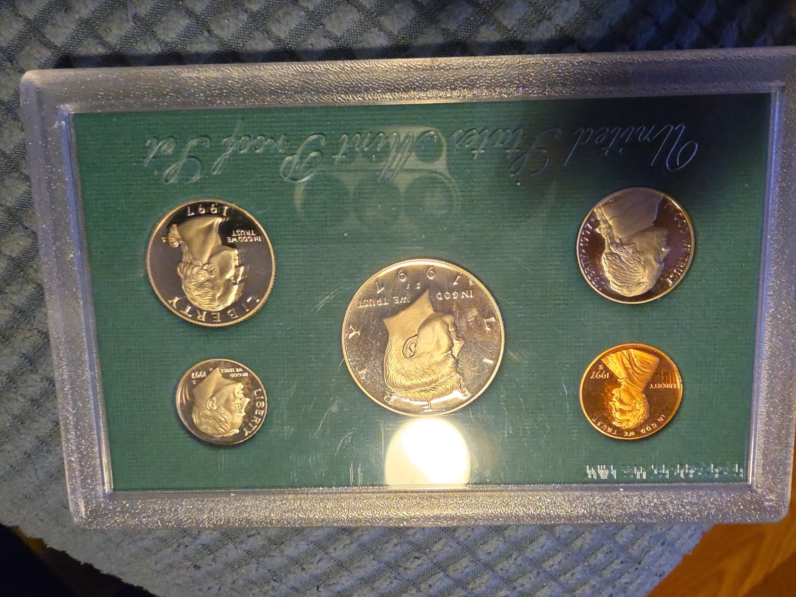 U.S. Mint 1997 Proof Set San Francisco Multiple Denominations Original Packaging
