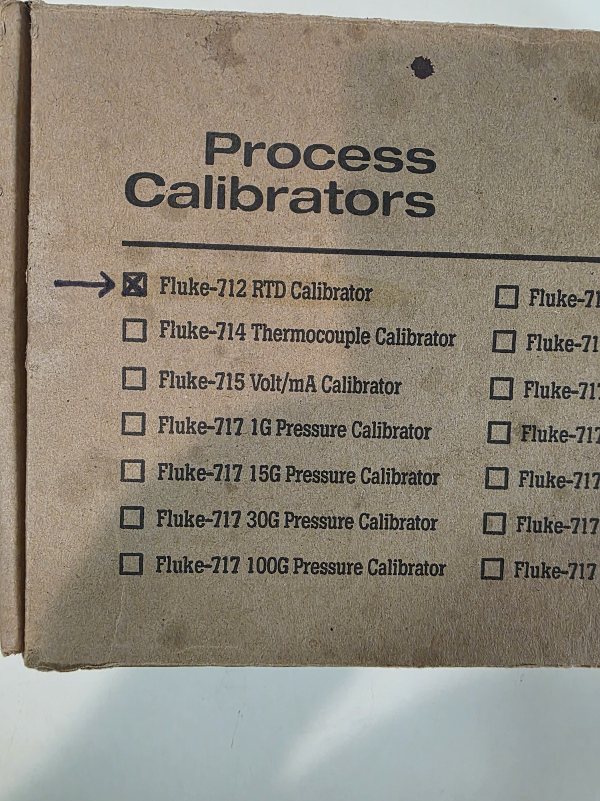 Fluke 712 RTD Calibrator NEW NEVER USED