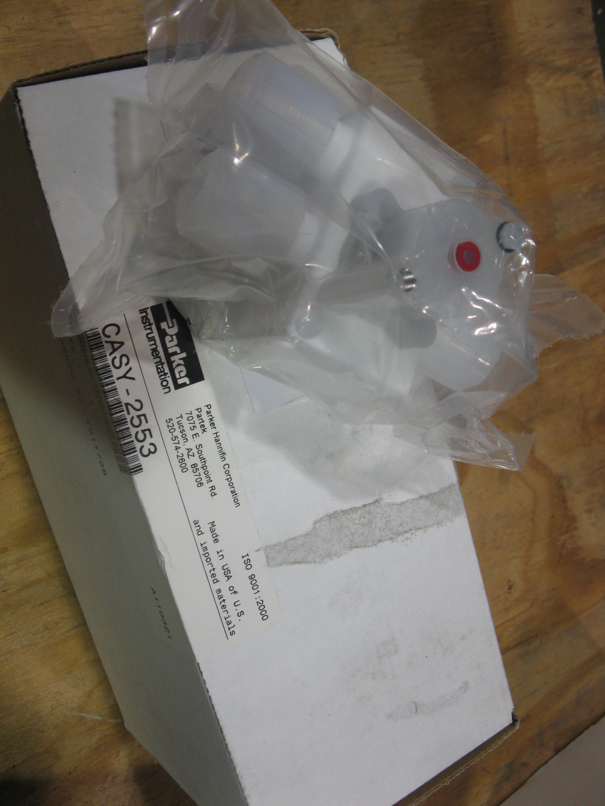Parker Casy-2553 3 Way 3/8 Multi-Port Pneumatic Slurry Mixer Manifold Assembly