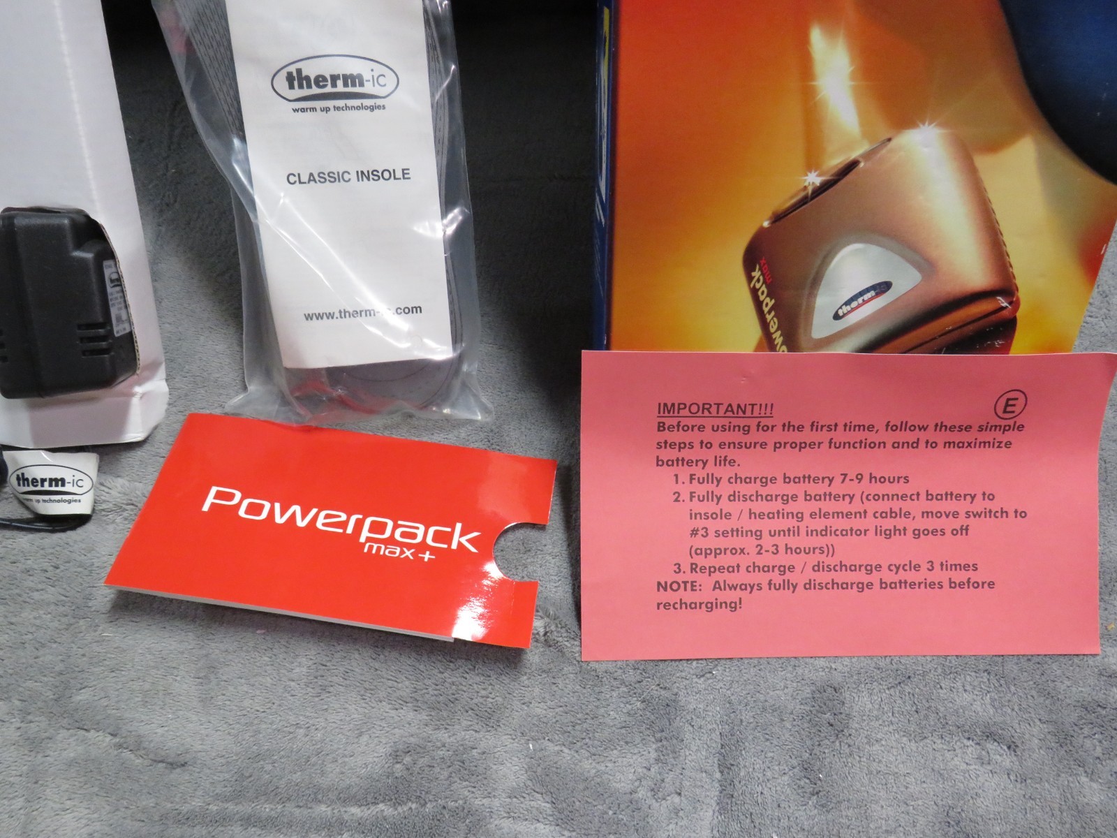 Brand New Therm-ic footwarmer Bootwarmer max + classic