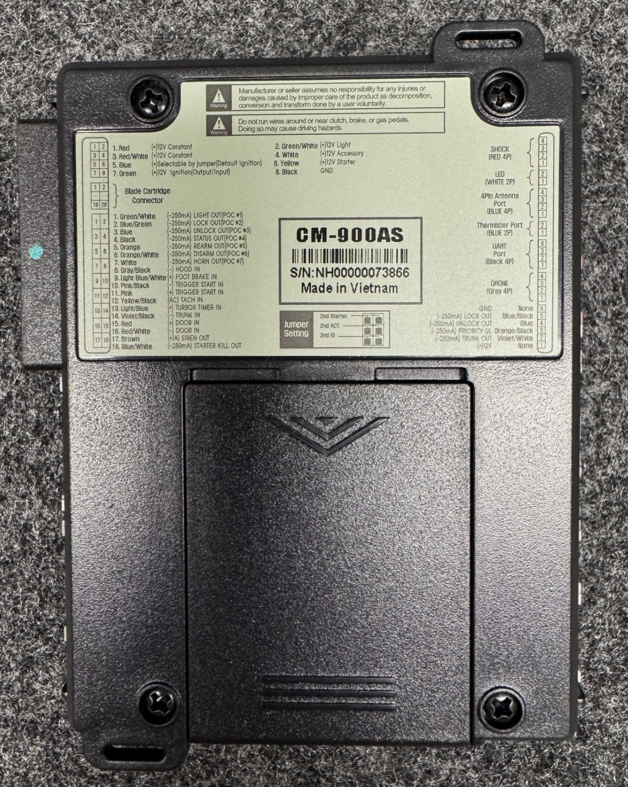 COMPUSTAR CM-900AS NEW-OPEN BOX/NOT USED/BRAIN ONLY/EXACTLY AS SHOWN/FIRSTECH.
