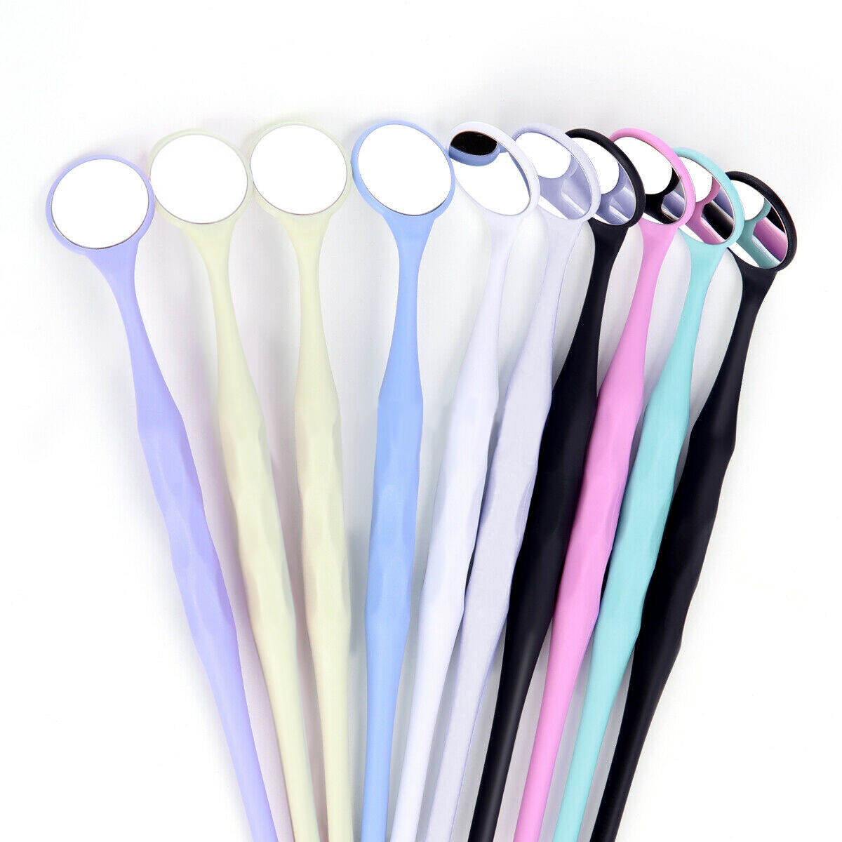 10x Dental Mouth Mirror Front Surface Double Examination Mirror