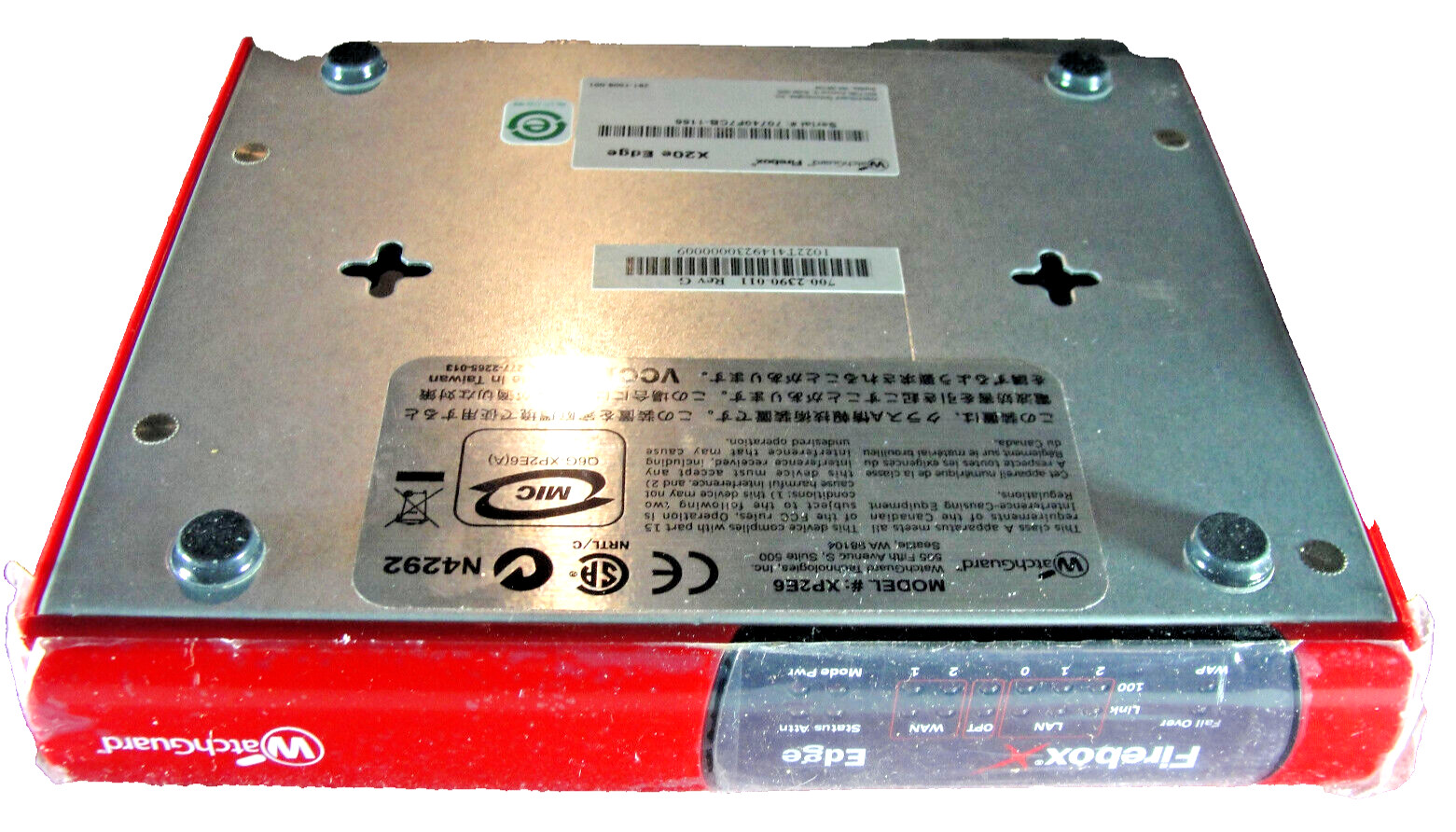 WatchGuard Firebox X20E Edge XP2E6 e - Series Appliance