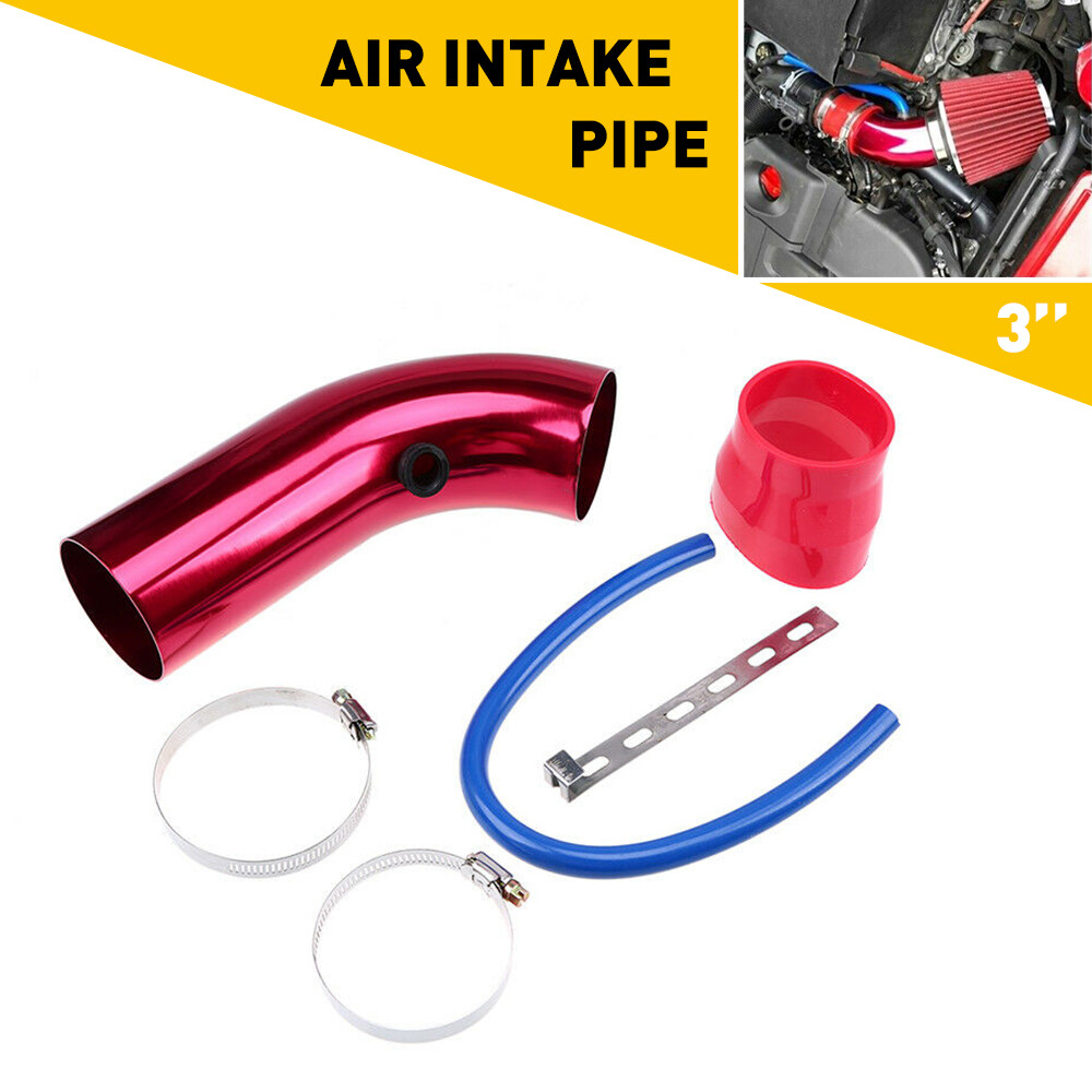 Universal Cold Air Intake Induction Filter Kit Pipe Power Flow Hose System