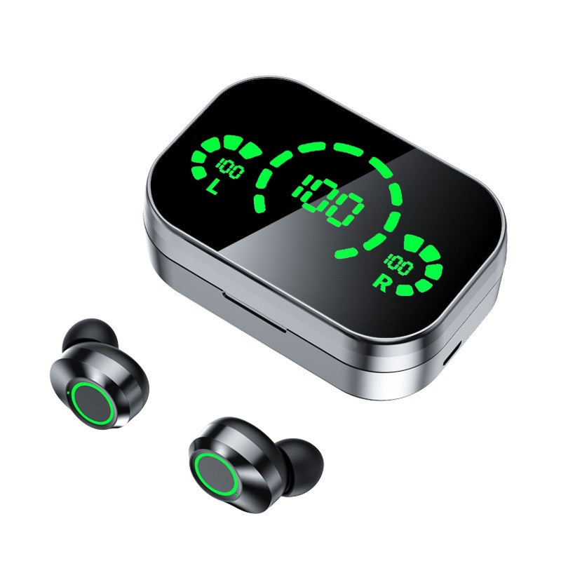 YD03 Wireless Bluetooth-Compatible Headset TWS Large Screen Smart Digital Displa