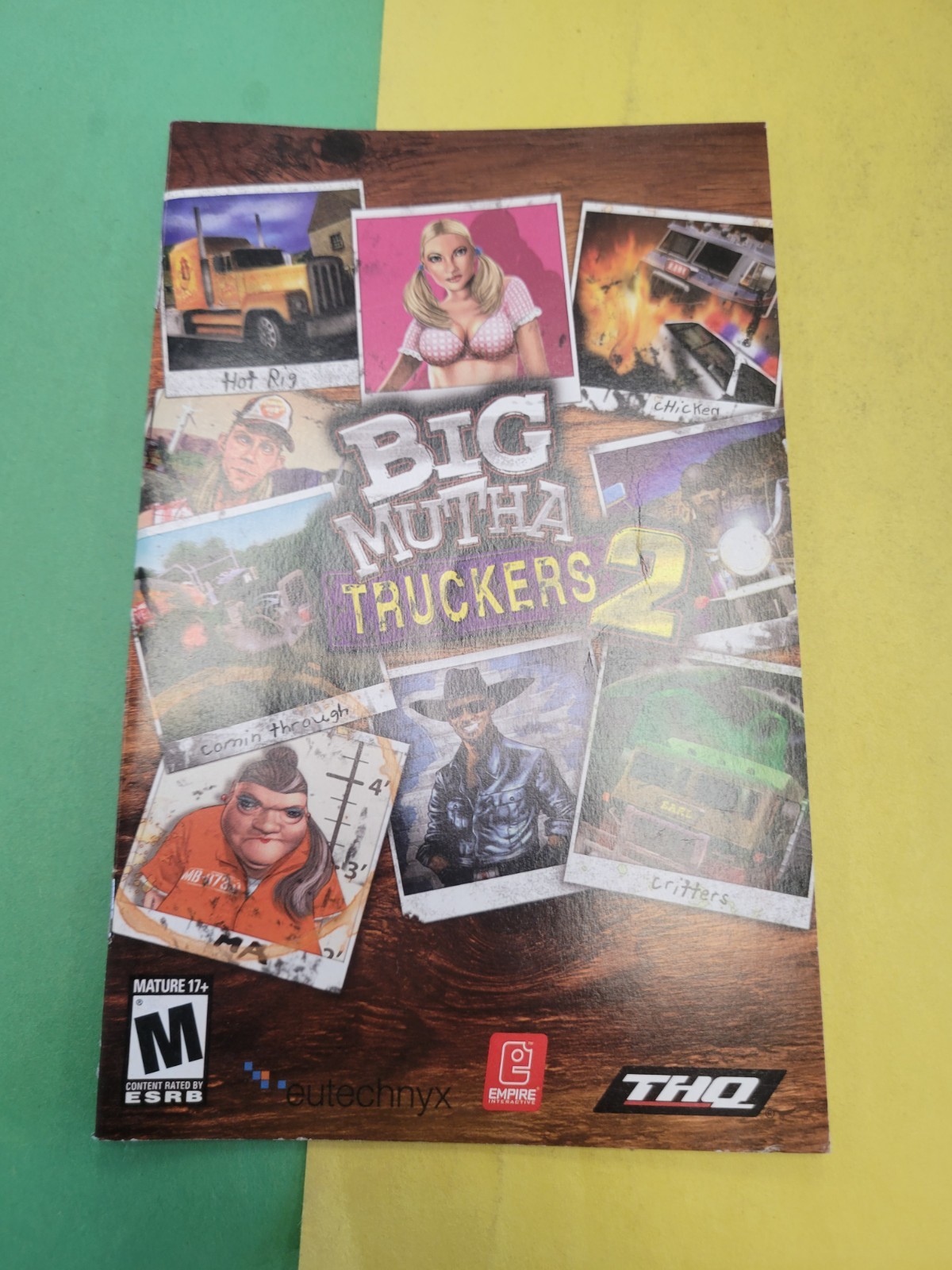 Big Mutha Truckers 2 (Sony PlayStation 2, 2005) Manual Only
