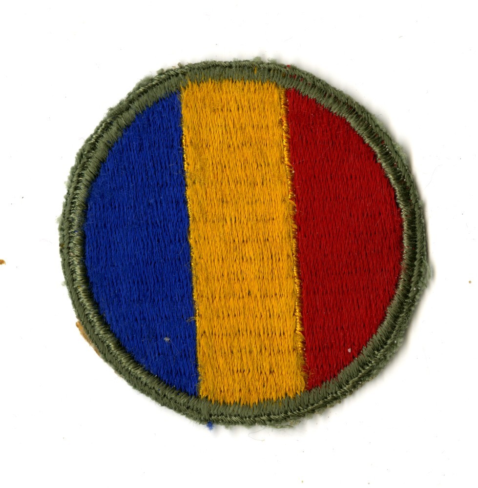 Replacement and Schools Command White Back Patch WWII Original
