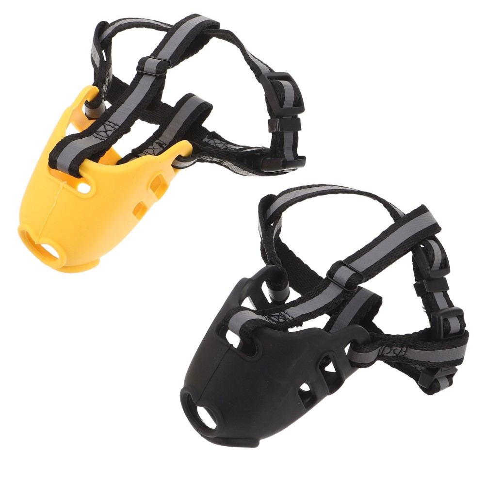 2 Pcs Dog Protective Muzzle Small Sized Dogs Anti Eating Anti-biting Mouthpiece