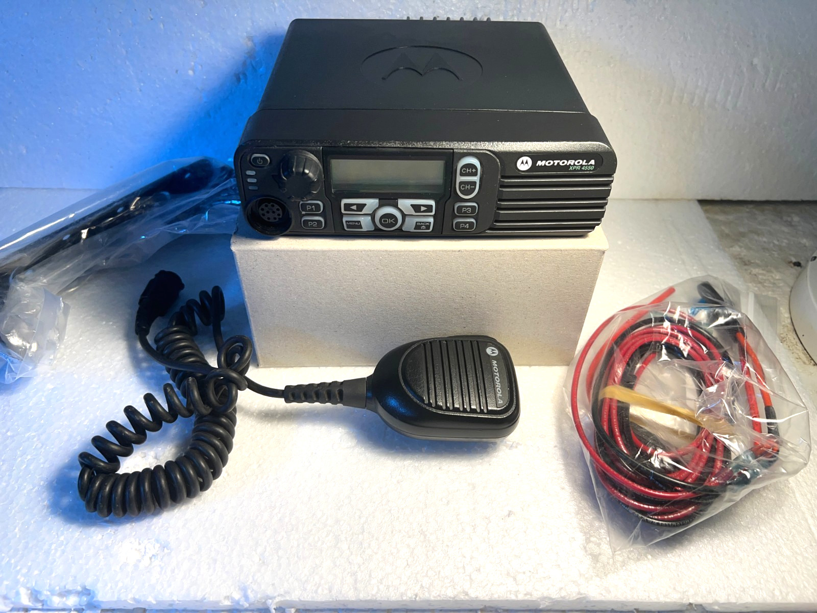 Motorola MOTOTRBO XPR4550 UHF 40 Watt Digital Mobile Radios with Accessories
