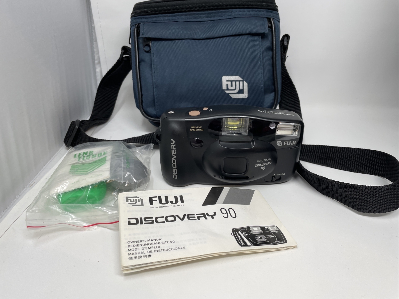 Fujifilm Discovery 90 Auto Focus Date Drop In Film With Case WORKS