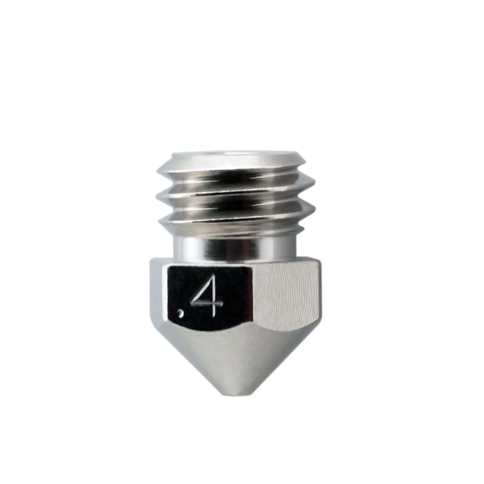 Microswiss Brass Plated Wear Resistant Nozzle Creality CRX 0.4mm
