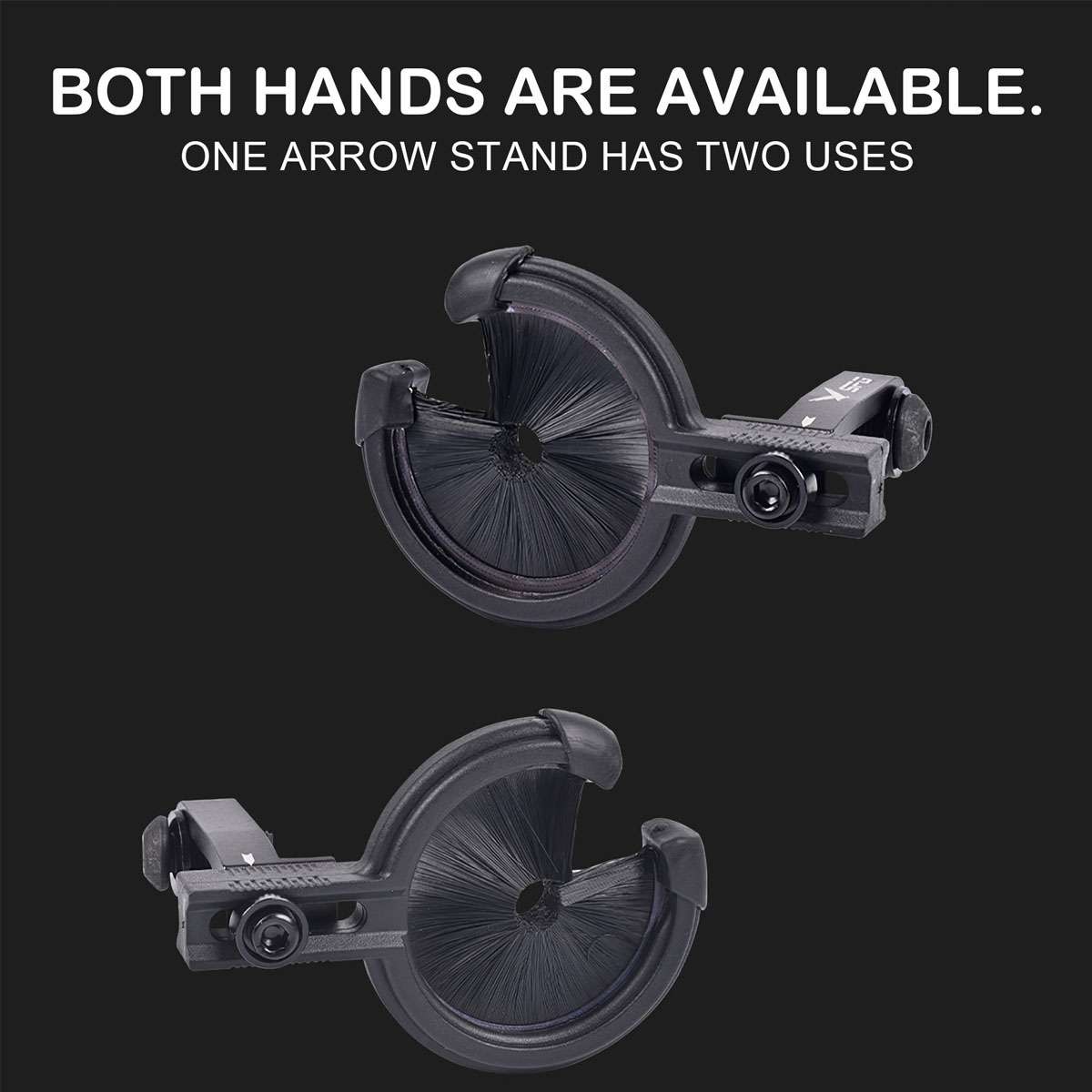 Adjustable Archery Brush Arrow Rest Left Right Hand Compound Recurve Bow Hunting