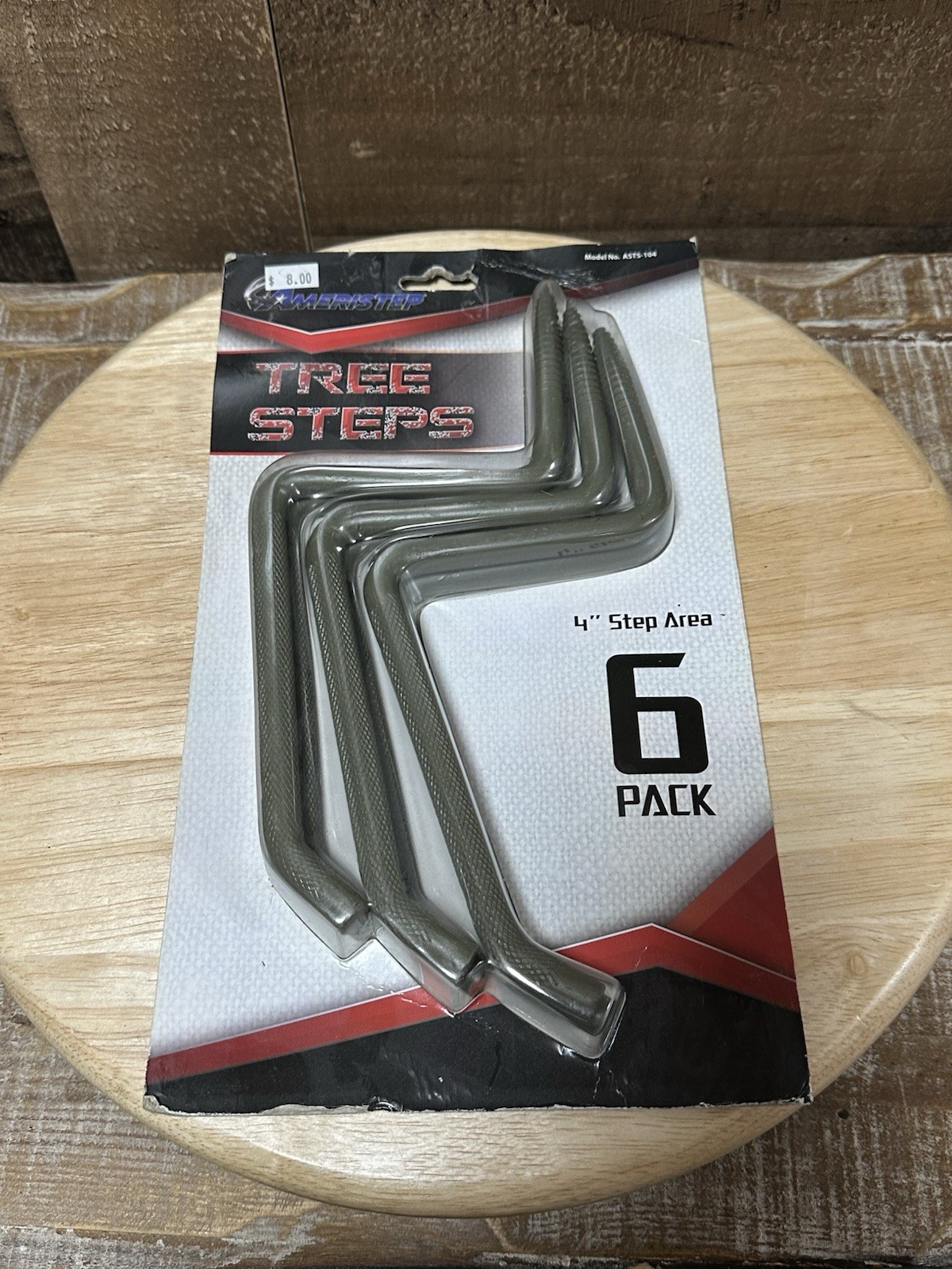 Ameristep Tree Steps 6 Pack 4” Step Area ASTS-104 Hunting Climbing Steps NIP