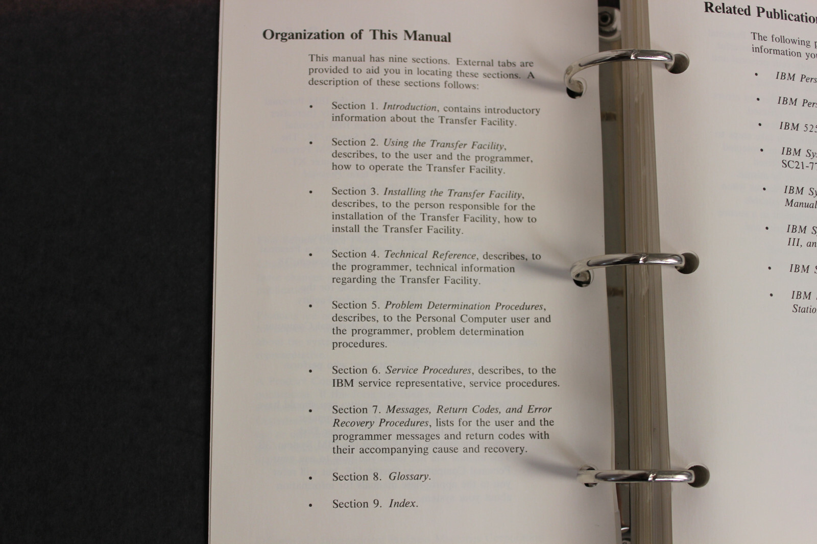 IBM SYSTEM / 38 TRANSFER FACILITY USER'S/PROGRAMMER'S GUIDE SC21-9080-0