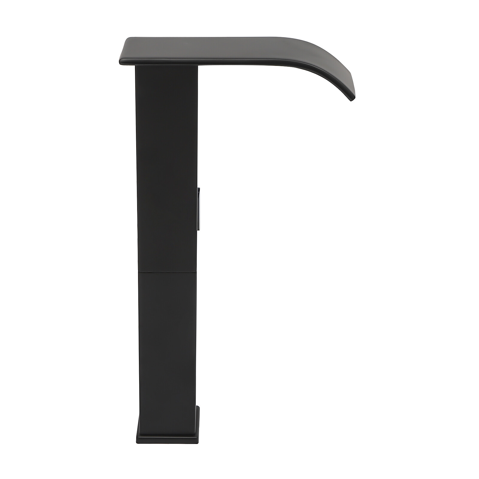 Modern Kitchen Automatic Sensor Faucet Black With Temperature-regulating Valve.