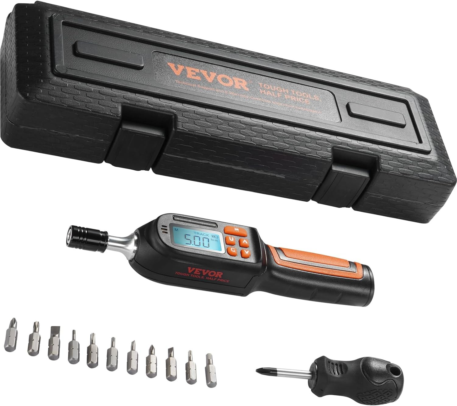 Digital Torque Screwdriver, 1/4" Drive Screwdriver Torque Wrench, Electrician To