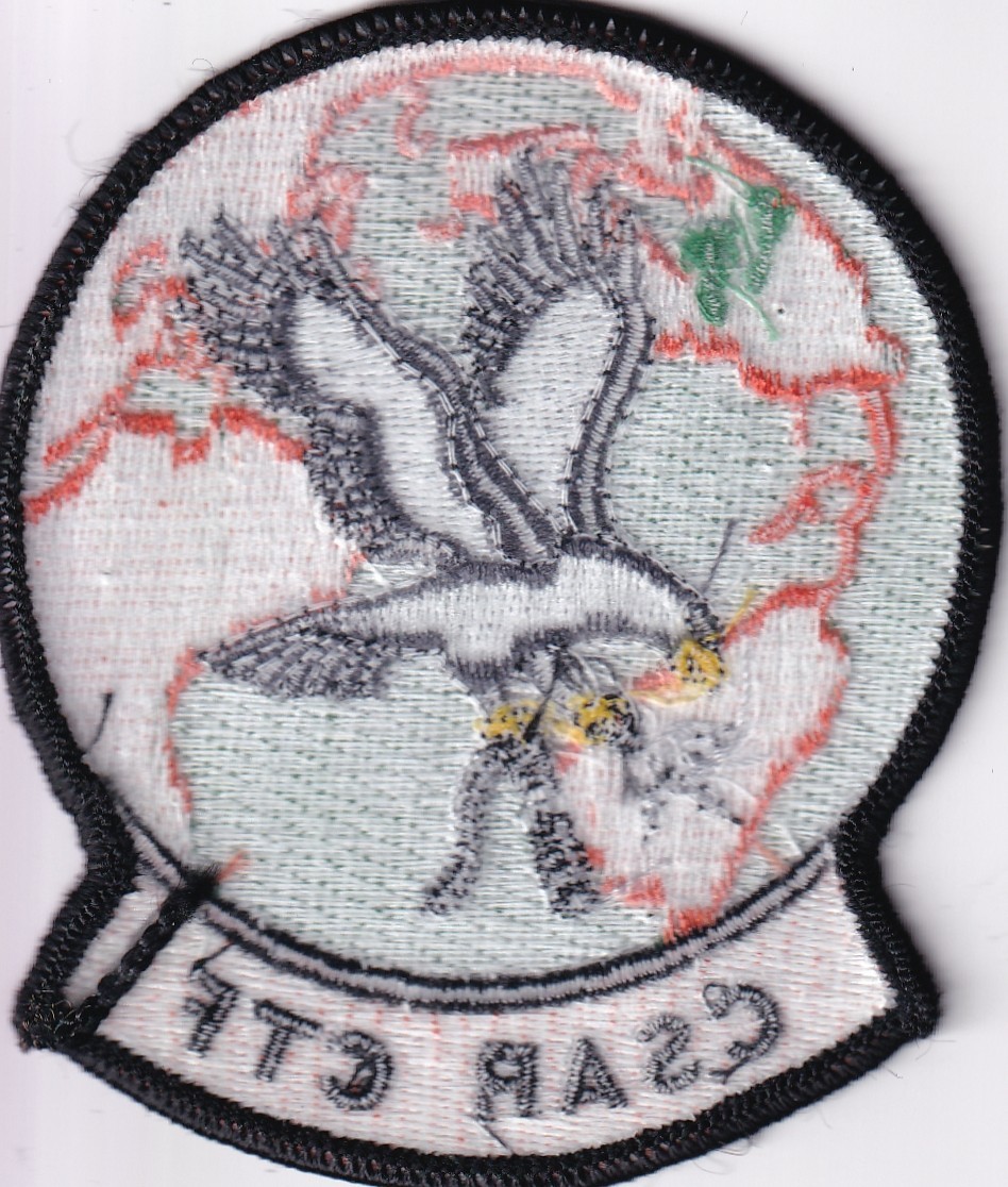 CSAR CTF Combat Search and Rescue eagle globe minigun USAF US Air Force patch