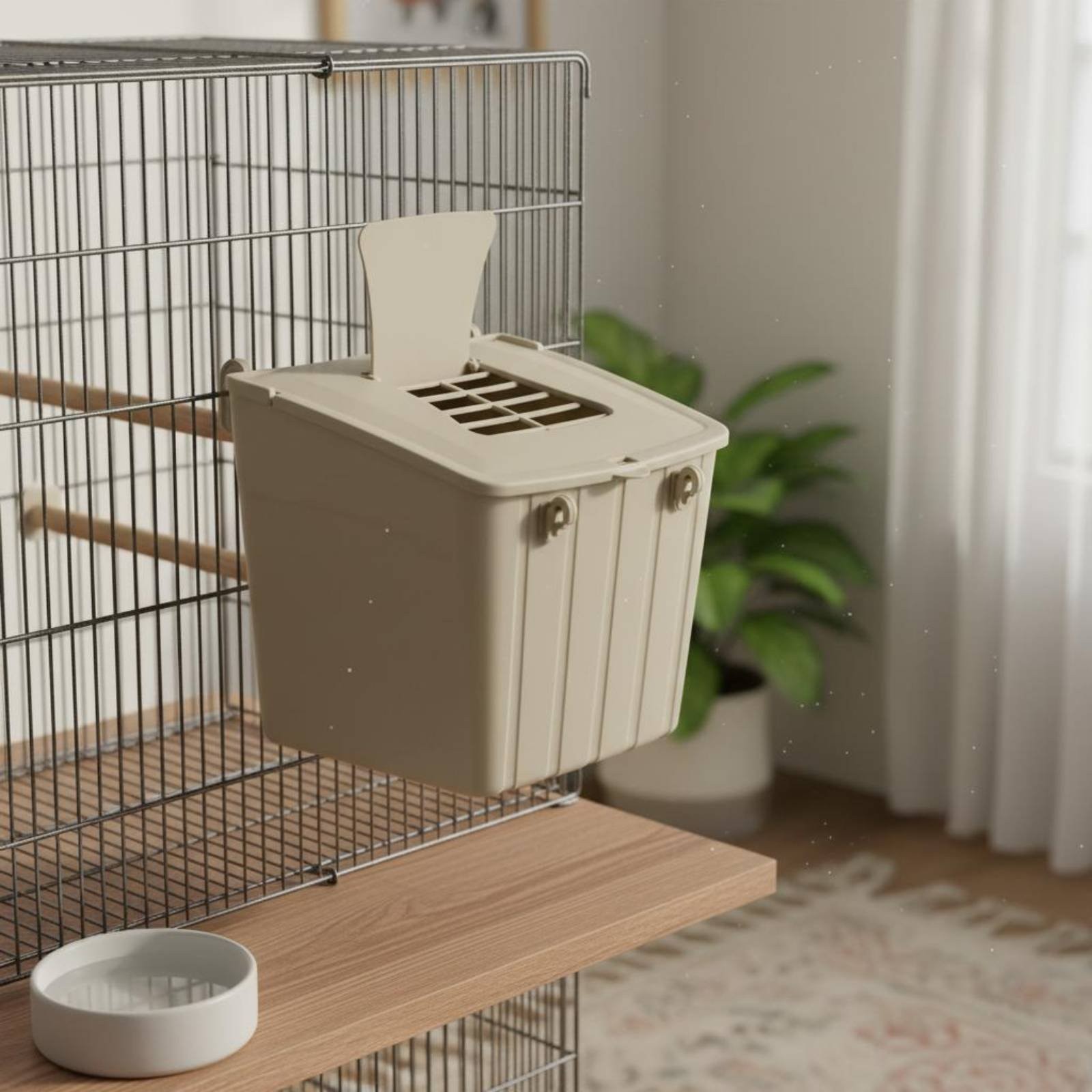 Small Parrot Breeding Breeding Enclosure Hangable Parrot Nesting Box Portable