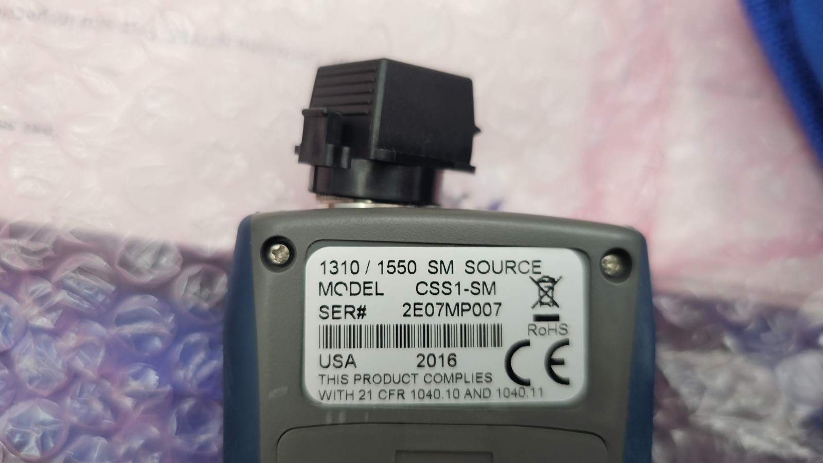 NOYES CSS1-SM LASER SOURCE SM 1310/1550 SM