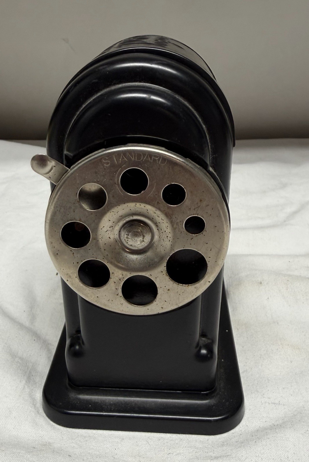 Vintage Boston Ranger 55 Crank Pencil Sharpener Gloss Black,#18