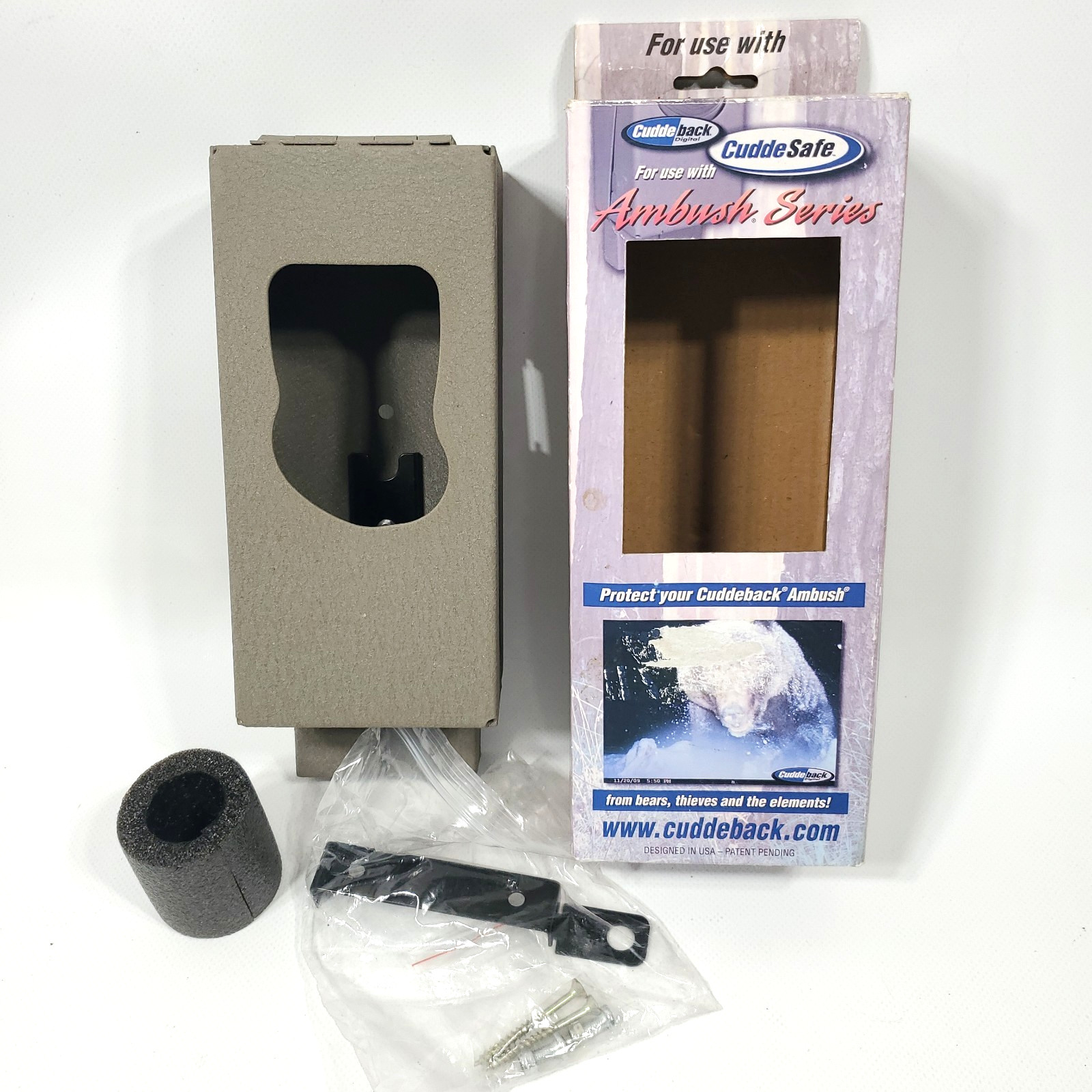 CuddeLink CuddeSafe Model 3259 For Ambush Series Camera Metal Gray Tan Open Box