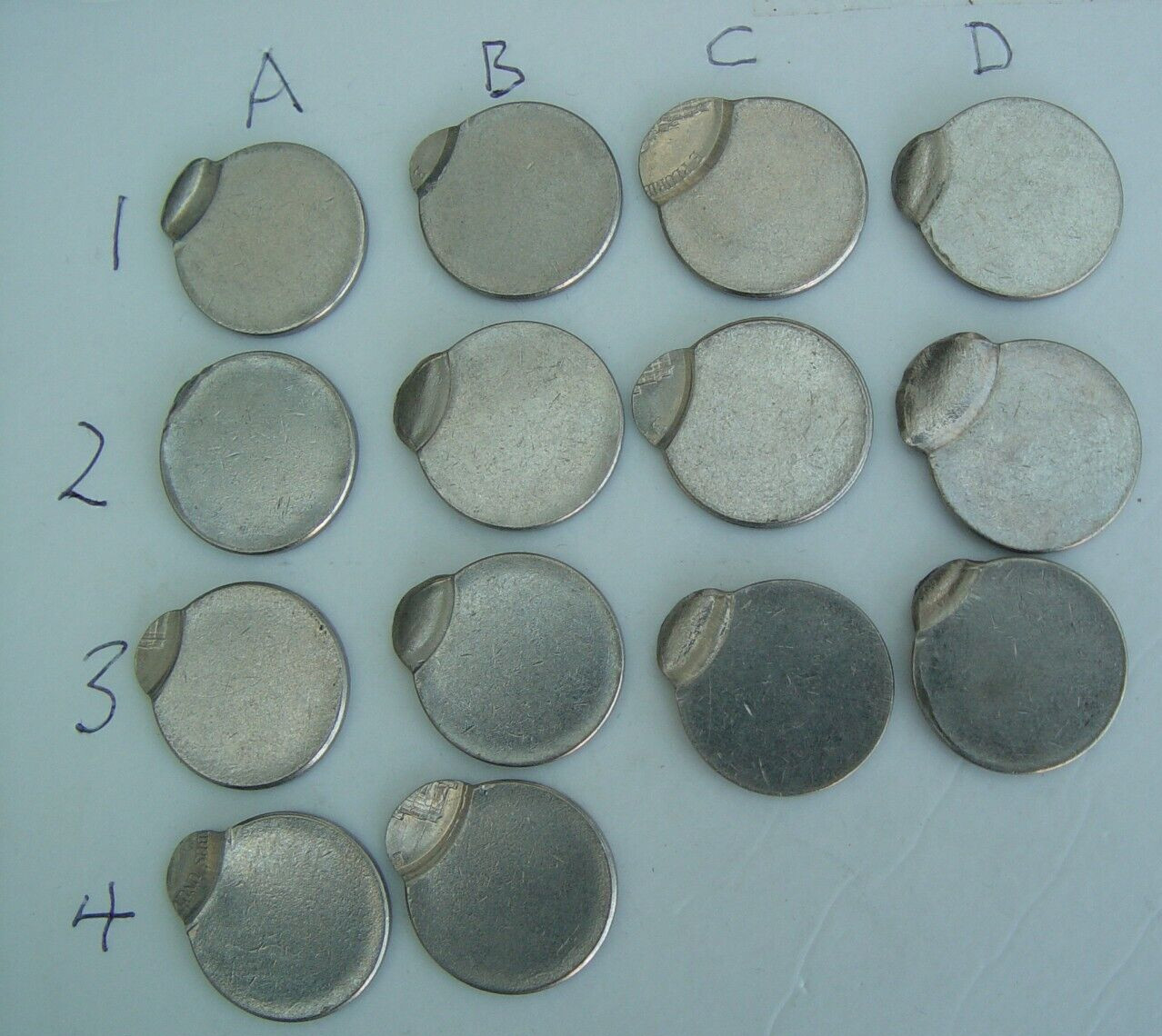 Nickle STRUCK OFF CENTER -One Coin per Sale Lot1