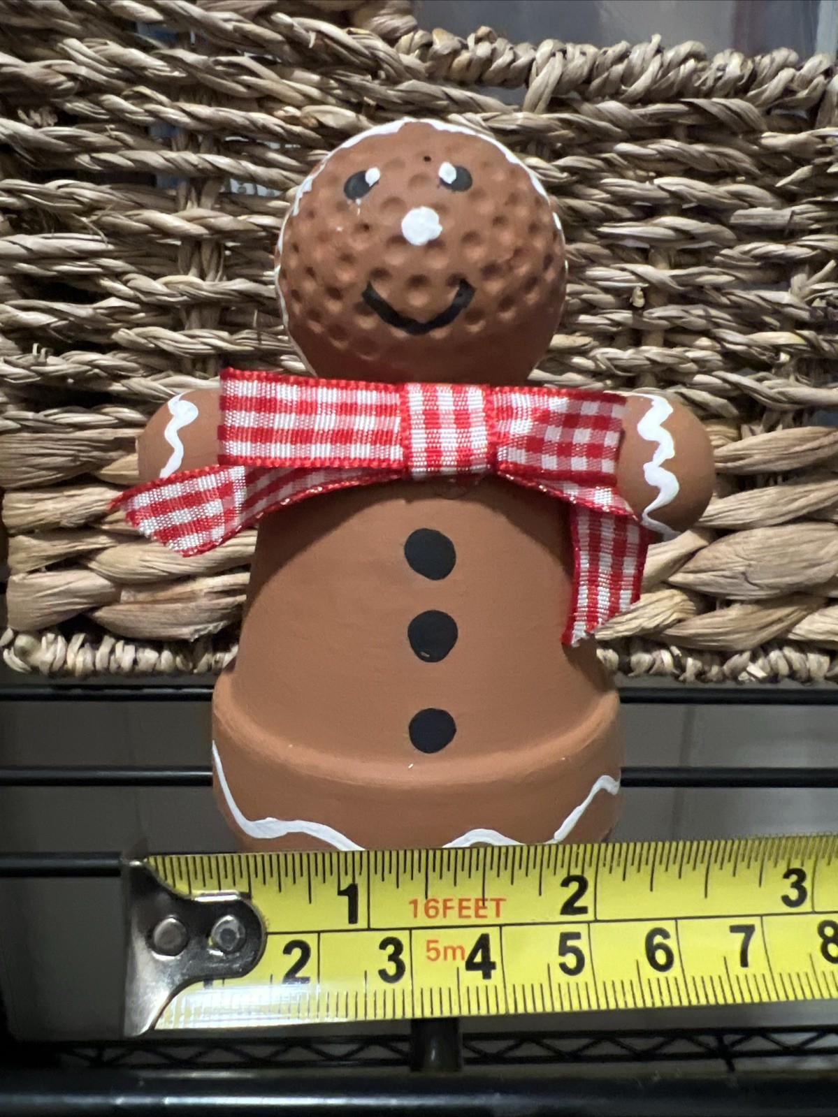 Gingerbread Planter Decor