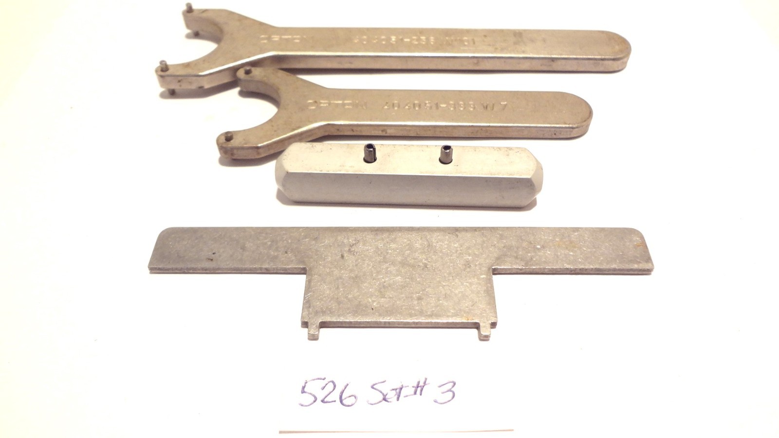 MICROSCOPE SERVICE TOOLS  HOOK AND SLOTTED WRENCH  SET#3