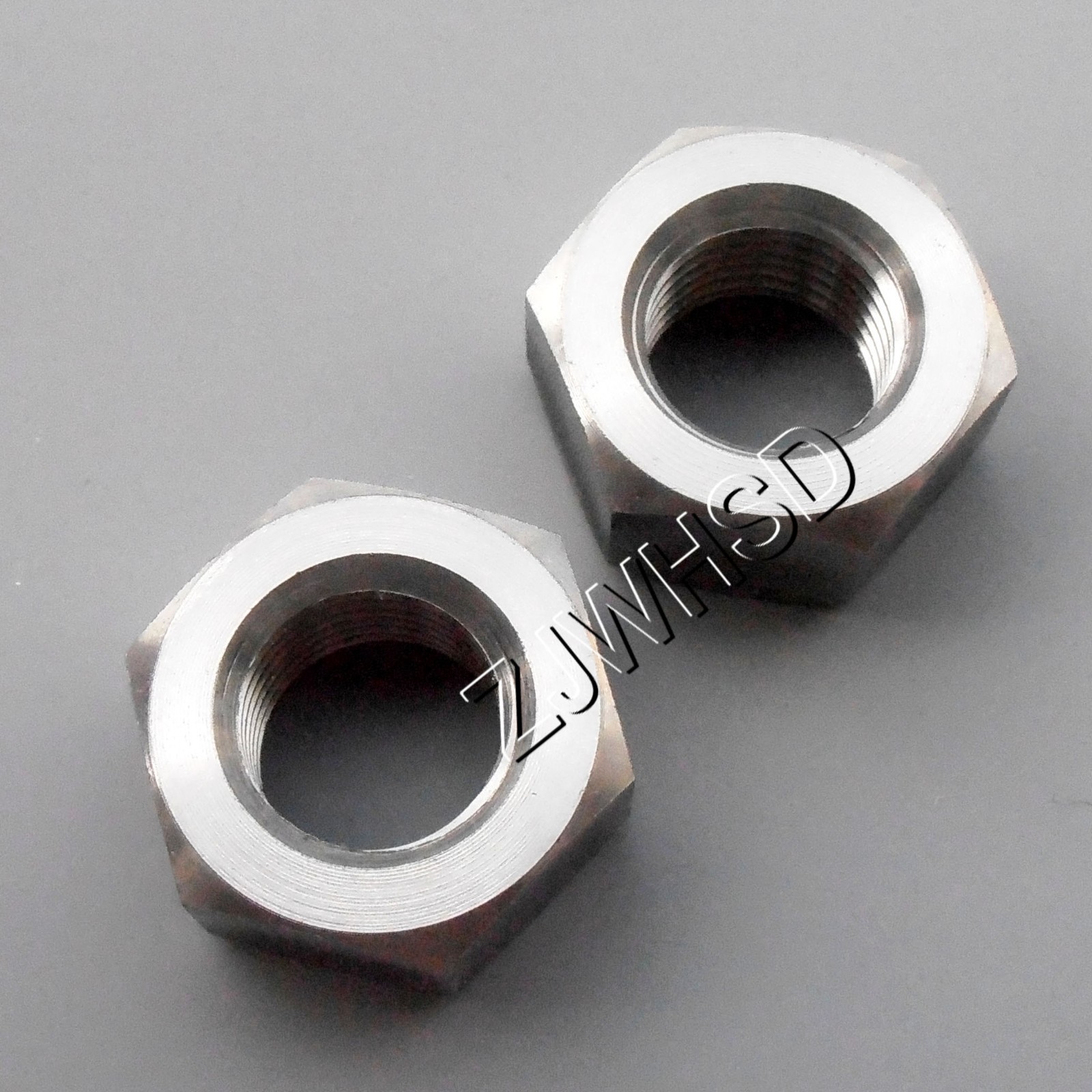 2pcs M10 Ti Titanium Hex Nut / Pro Aerospace Grade for Bike Motorcycle Car Boat