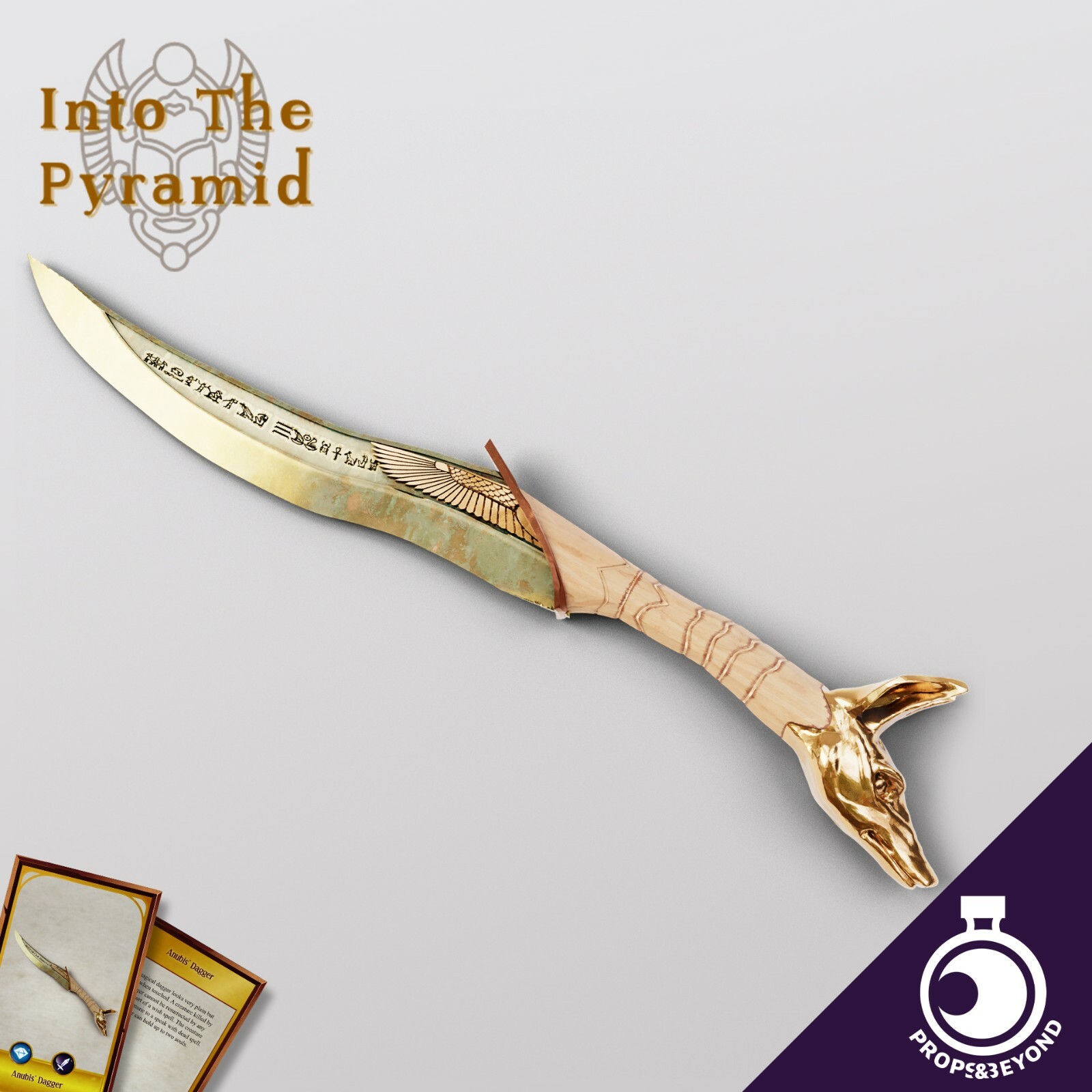 Anubis Dagger Prop Puzzles and Props&Beyond D&D