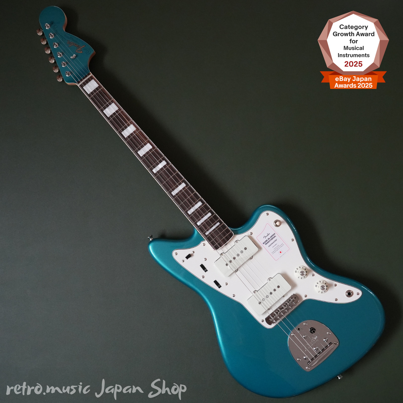 Fender Made in Japan Traditional Late60s Jazzmaster Ocean Turquoise Metallic