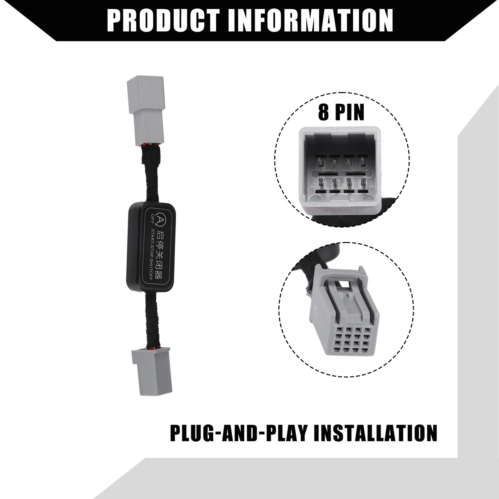 Auto Start Stop A-Off Cable Replacement Single for Honda CRV 2023