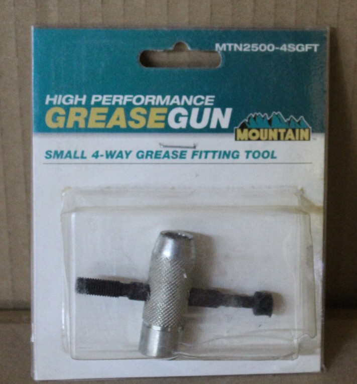 MOUNTAIN MTN2500-4SGFT SMALL 4-WAY GREASE FITTING TOOL