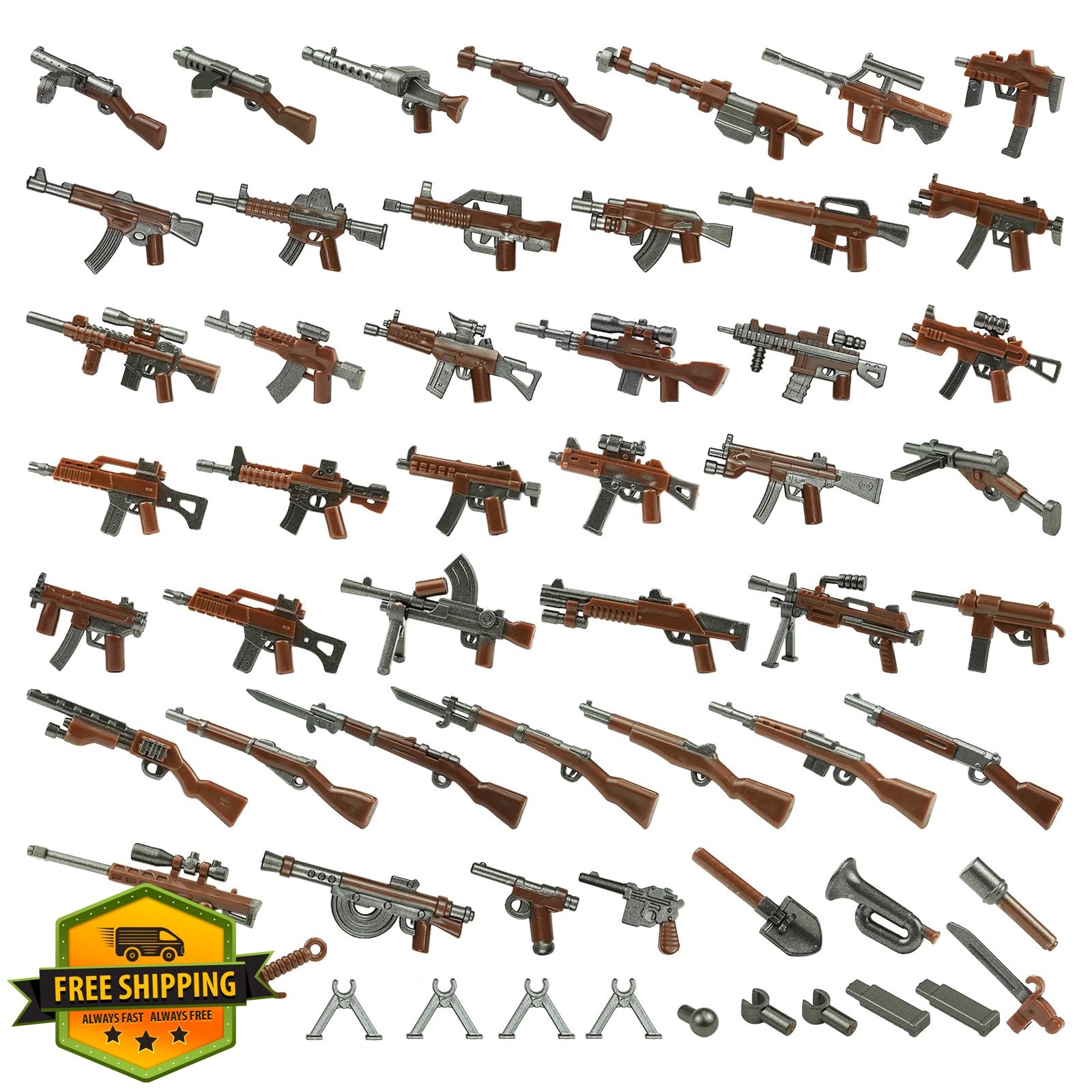 Pamvava Army Weapons Pack Brown