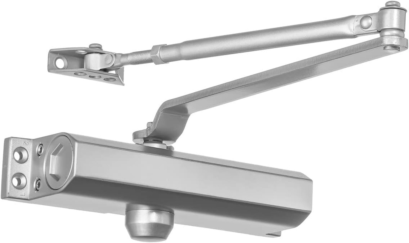 Dynasty Hardware Door Closer, Commercial Hydraulic Closer, Self-Closing, Spring