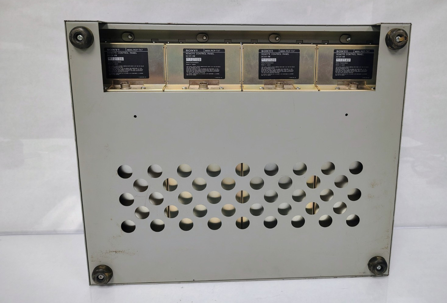 (4) SONY REMOTE CONTROL PANEL RCP-TX7 - NO CABLES - UNTESTED