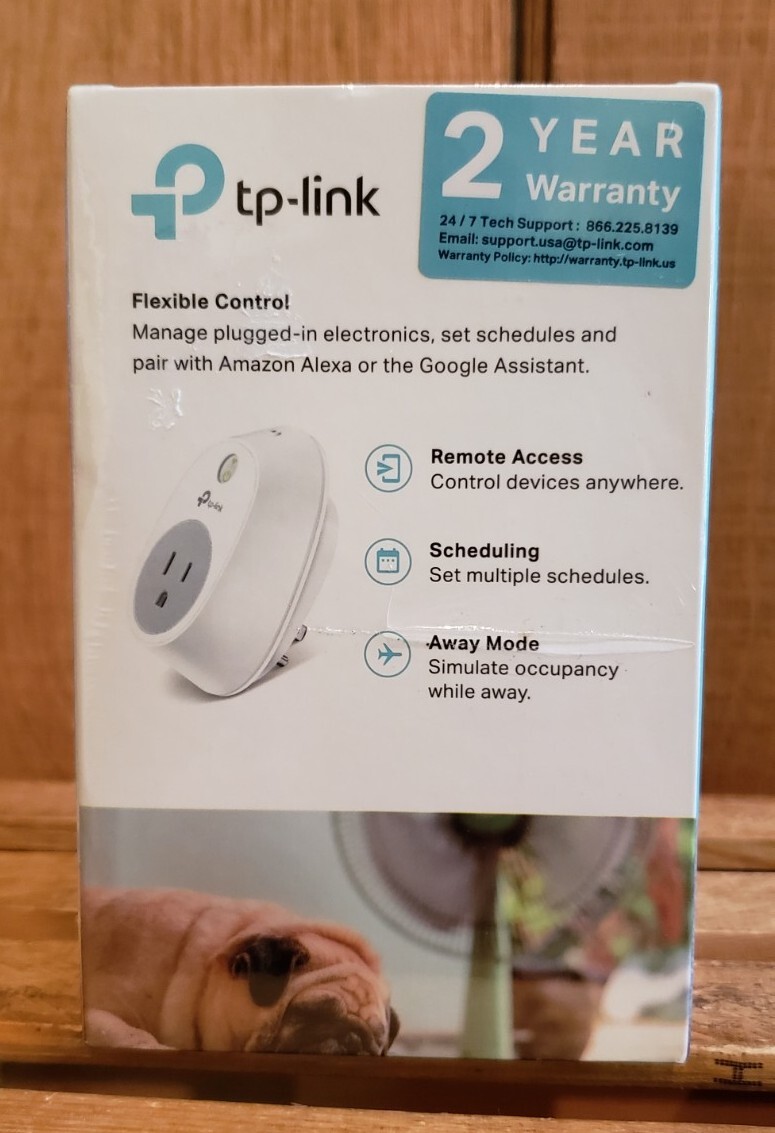 TP-Link HS100 Wi-Fi Smart Plug Kit SEALED Compati w/Amazon Alexa & Google *New*