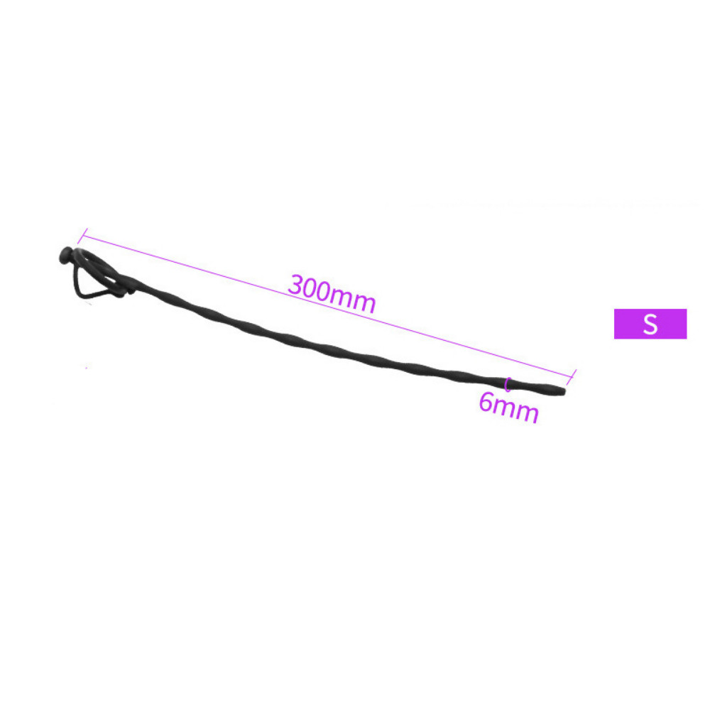 Urethral Hollow Silicone Penis Plug Urethra Stretcher Stretching Dick Dilator