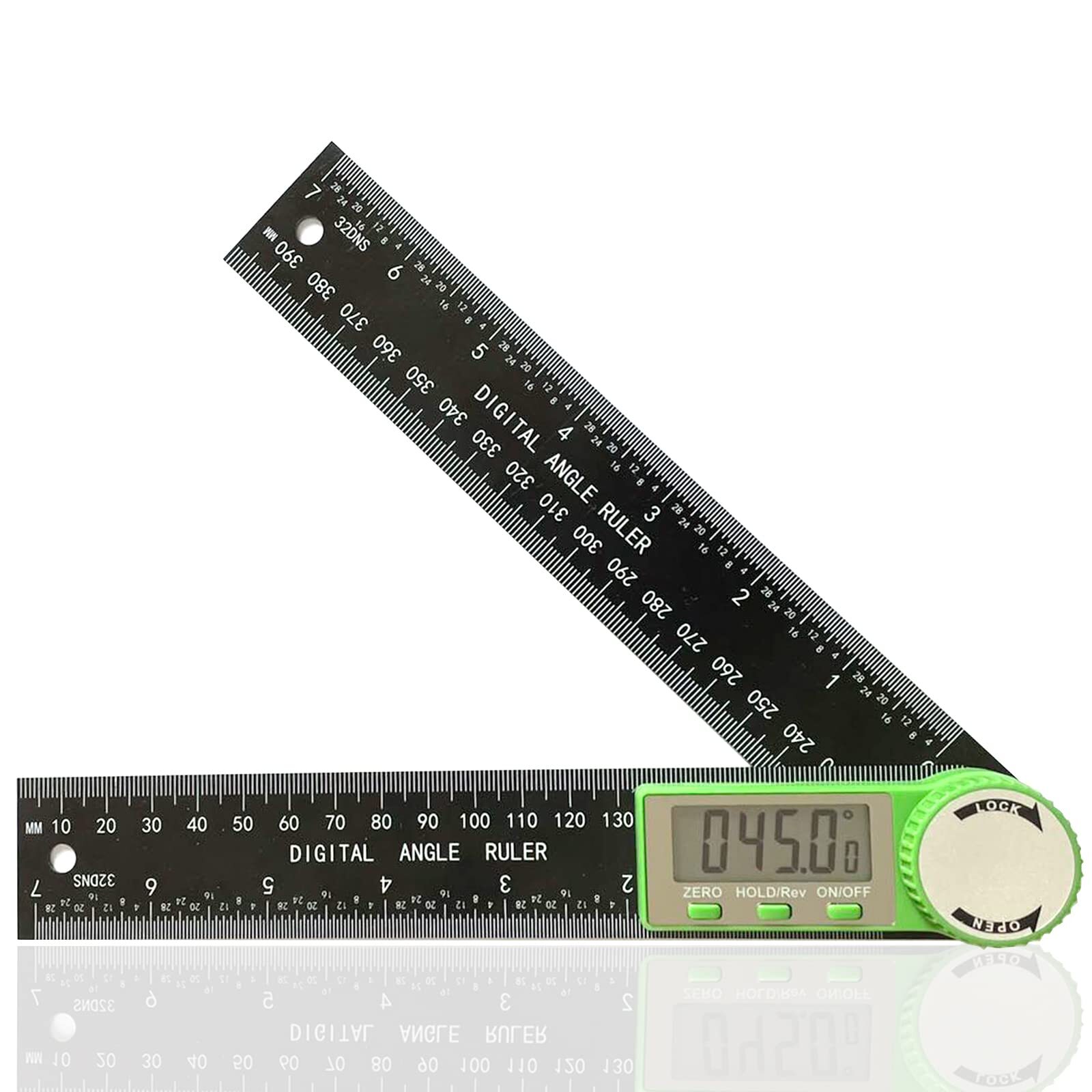 Digital Angle Finder Protractor 2in1 Digital Miter Saw Protractor 7 Inch/200mm A