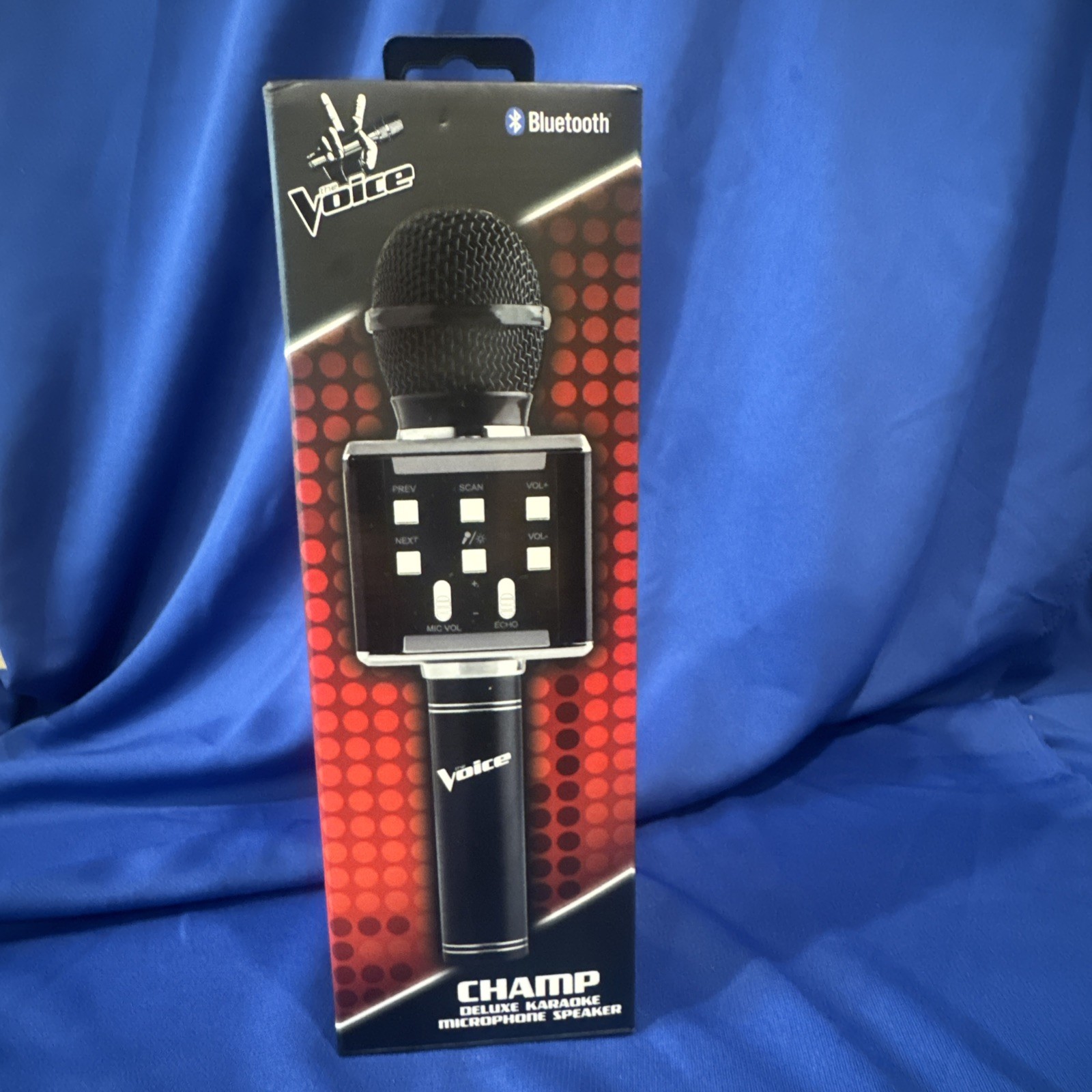 The Voice Bluetooth Champ Deluxe Karaoke Microphone Speaker