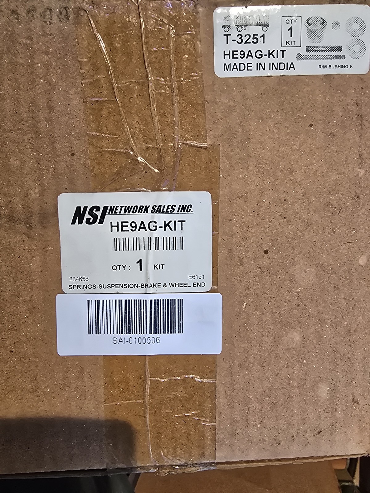 New [1PACK] NSI HE9AG-KIT Pivot Bushing Kit