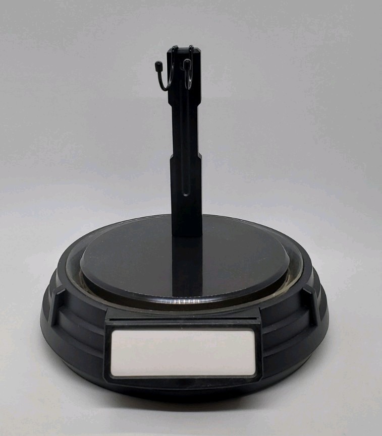 Rotating Action Figure DISPLAY STAND 1/6 Scale COMPLETE with LED lights and clip