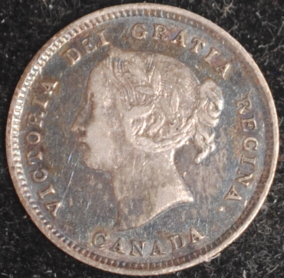 1891 Canada 5 Cents VF