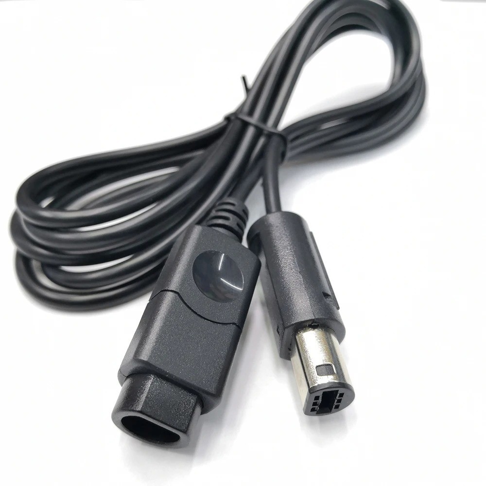 Nintendo GameCube Controller Extension Cable Cord (6 Feet) - Black