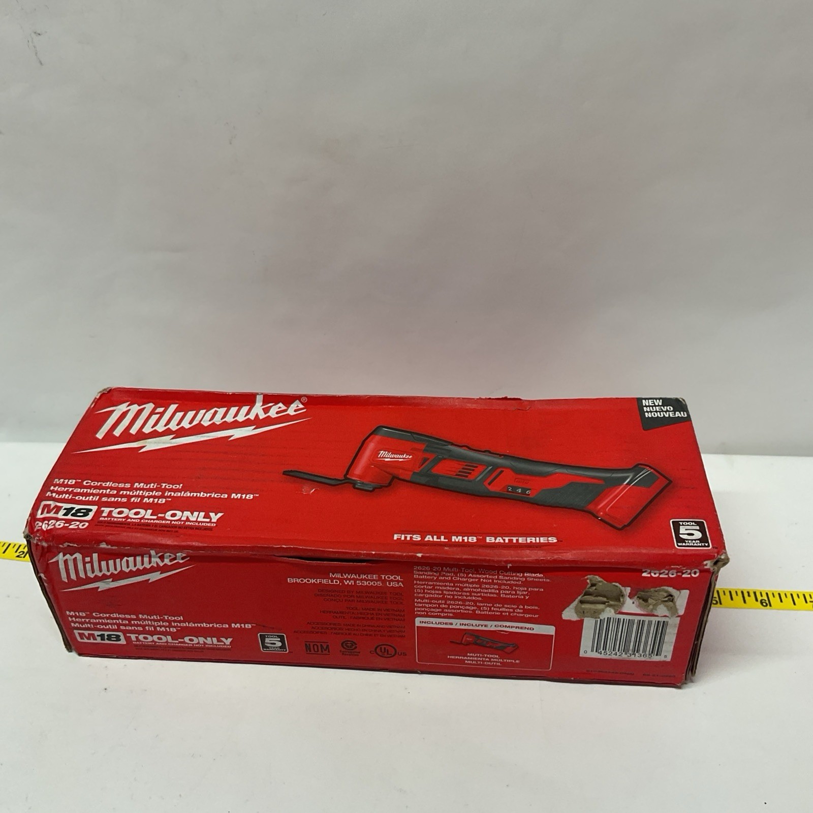 Milwaukee M18 18V Cordless Multi Tool See Pictures 2626-20