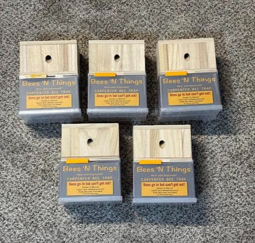 Bee 'N Things Carpenter Bee Trap Lot of 5 New