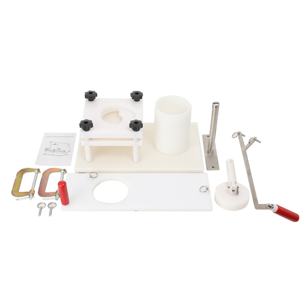 Commercial Burger Patty Maker Manual Beef Patty Maker PE Meat Forming Processor