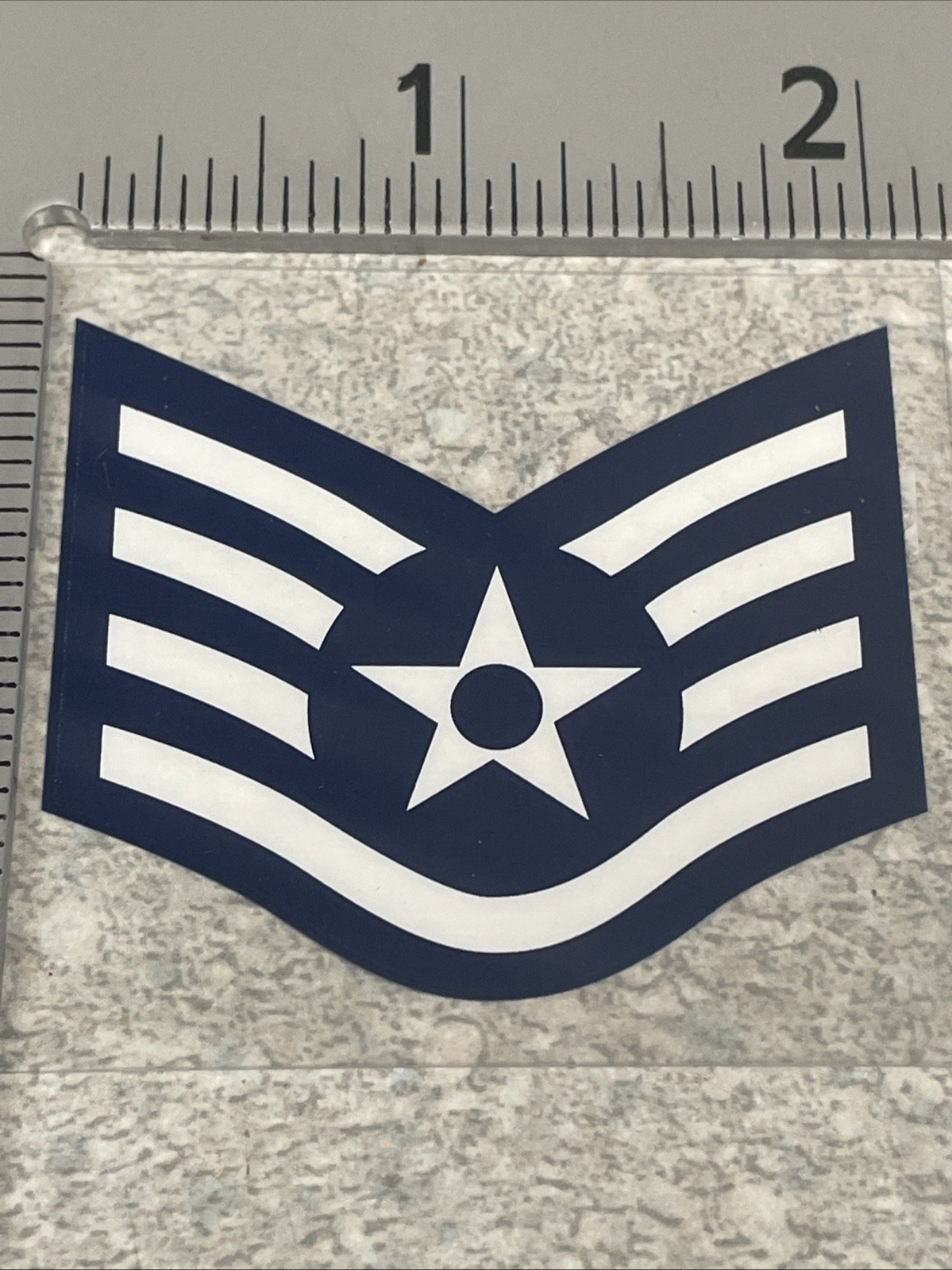 Decal - USAF Staff Sergeant - 2” - Outdoor and New