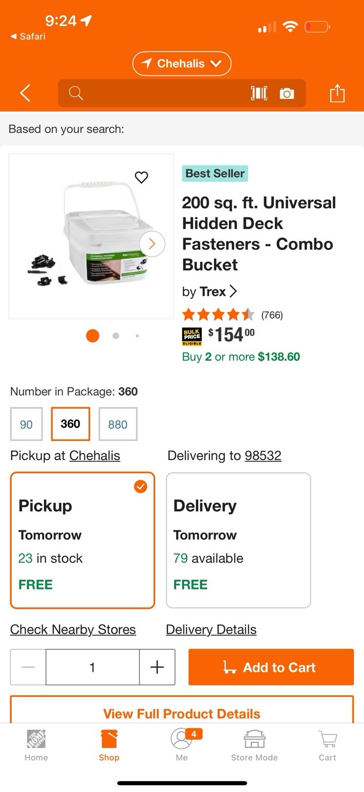 Trex Hideaway Universal Hidden Deck Fasteners Combination Pack