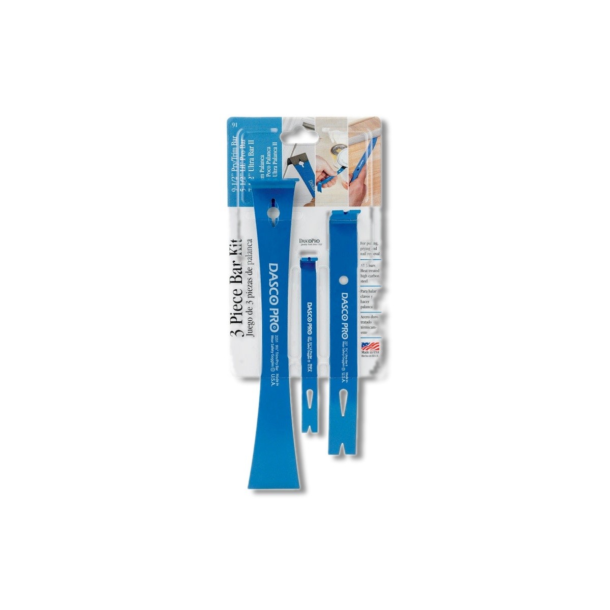 Dasco Pro 5 in Classic Pry Bar Set 3 pk 91